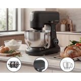 Medion Life Digitale Küchenmaschine MD12600 schwarz, 800 Watt, 4,6 Liter Schüssel, inkl. Fleischwolf