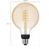 Philips Hue White Ambiance Filament Lampe E27 Giant Globe 550 lm, LED-Lampe 