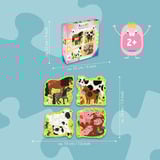 Ravensburger Puzzle UP! - Bauernhoftiere 4, 6, 8 und 10 Teile