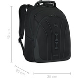 Wenger Legacy Black Series, 16" Laptop, Rucksack schwarz, bis 40,6 cm (16")