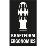Wera Kraftform Kompakt 27 RA 2, Bit-Satz schwarz/grün, 6-teilig, 1/4", mit Ratschenfunktion