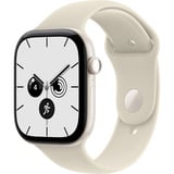 Apple Watch Series 12, Smartwatch weiß, Keramik, 46 mm, Sportarmband Sand M/L, Cellular
