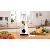 Bosch Home Serie 4 Standmixer VitaPower MMB6141W weiß, 1.200 Watt, 1,5 Liter