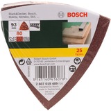 Bosch Schleifblatt Delta 93mm, K80 25 Stück