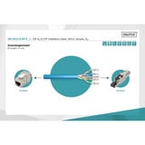 Digitus Professional Cat.6a U/UTP Verlegekabel simplex, Eca blau, 500 Meter Trommel