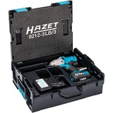 Hazet Akku-Schlagschrauber 9212-3LB/3, 18Volt, Vierkant 1/2", 700 Nm blau/schwarz, Li-Ionen Akku 5Ah, in L-BOXX