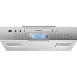 Karcher RA 2050, Kompaktanlage silber, Küchenradio zur Unterbaumontage, CD/MP3-Player, USB