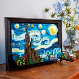 LEGO 21333 Ideas Vincent van Gogh – Sternennacht, Konstruktionsspielzeug 3D-Nachbildung des Meisterwerks von van Gogh