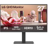 LG 27BA45QB-B, LED-Monitor 68.6 cm (27 Zoll), schwarz, QHD, IPS, DP, HDMI, Lautsprecher