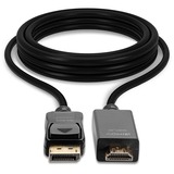 Lindy Adapterkabel DisplayPort > HDMI 10,2 Gbit/s schwarz, 2 Meter