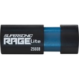 Patriot Supersonic Rage Lite 256 GB, USB-Stick schwarz/blau, USB-A 3.2 Gen 1