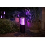 Philips HUE White & Color Ambiance Impress Outdoor Sockelleuchte, LED-Leuchte schwarz