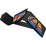 Wera Big Pack Multicolour Innensechskant Hex-Plus Set 1 (metrisch und zöllig), Schraubendreher 19-teilig, in textiler Box