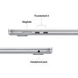 Apple MacBook Air (15") 2025 CTO, Notebook silber, 32 GB, 1 TB (1 TB SSD), M4, Amerikanisch