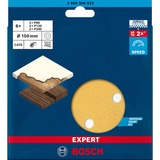 Bosch Professional Expert C470 Schleifblatt-Set, Ø 150mm, K60 / 120 / 240 6-teilig, für Exzenterschleifer