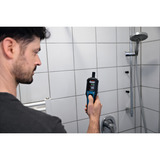Bosch Professional Hygrometer GDH 1-17, Feuchtemesser blau/schwarz, 2x Batterien, Tasche