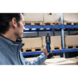 Bosch Professional Hygrometer GDH 1-17, Feuchtemesser blau/schwarz, 2x Batterien, Tasche