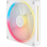 Corsair iCUE LINK LX140-R RGB PWM Reverse, Gehäuselüfter weiß, 2er Pack, 140 mm