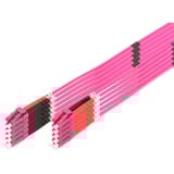 Digitus LWL Patchkabel, Duplex, LC > LC Stecker, Multimode OM4 hellviolett, 2 Meter
