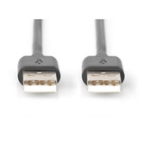 Digitus USB 2.0 Anschlusskabel USB-A (Stecker) > USB-A (Stecker) schwarz, 1,8 Meter