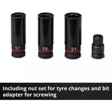 EINHELL Professional Akku-Schlagschrauber TP-CW 18/350-C Li BL - Solo, 18Volt rot/schwarz, ohne Akku und Ladegerät