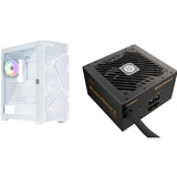 Enermax MarbleShell MS31 RGB + Marblebron II  650W, Tower-Gehäuse weiß, Bundle (Gehäuse + Netzteil)