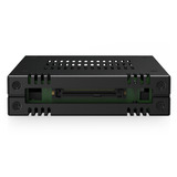Icy Dock ExpressCage MB741V4P-B , Wechselrahmen schwarz, 1-Bay 15 mm U.2/U.3 SSD