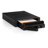Icy Dock ExpressCage MB741V4P-B , Wechselrahmen schwarz, 1-Bay 15 mm U.2/U.3 SSD