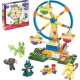 MEGA Pokémon Spaß auf dem Riesenrad, Konstruktionsspielzeug mit 4 Actionfiguren, 393 Teile