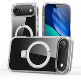 Nevox StyleShell SHOCKFlex mit Standfunktion, Handyhülle transparent, iPhone 17 Air, kompatibel mit MagSafe