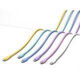 goobay USB 2.0 Silikonkabel pink, USB-C Stecker > USB-C Stecker pink, 1,5 Meter, PD 60 Watt