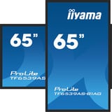 iiyama ProLite TF6539AS-B1AG, Public Display schwarz (matt), UltraHD/4K, IPS, Touchscreen