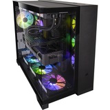 ALTERNATE Custom PC Series • iCUE Blue Madness Gaming PC, Gaming-PC schwarz/transparent, ohne Betriebssystem