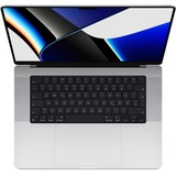 Apple MacBook Pro (16") 2021 CTO, Notebook silber, M1 Max 24-Core GPU, macOS Ventura, Deutsch, 120 Hz Display, 1 TB SSD