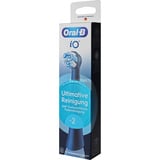 Braun Oral-B iO Ultimative Reinigung 2er, Aufsteckbürste schwarz, Überlegene Plaque-Entfernung