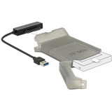 DeLOCK USB 3.2 Gen 1 Konverter, USB-A Stecker > SATA 22 Pin Stecker schwarz, 15cm, mit 2,5" Schutzhülle