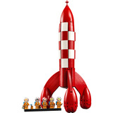 LEGO 21367 Ideas Die Mondrakete von Tintin, Konstruktionsspielzeug 