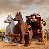 Lumibricks Western Postkutsche, Konstruktionsspielzeug 