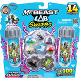Moose Toys MrBeast Lab Swarms S3 Mega Lab 14 Pack - Avalanche Globe, Spielfigur sortierter Artikel