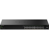 Netgear Smart Managed Essentials Switch (GS324TPv2) schwarz, 190W PoE Budget