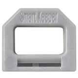 SMARTKEEPER ESSENTIAL USB-B Port Lock (BL04) + Lock Key Mini (U04), Einsteckschloss Farbcode Grau, 4 Stück + 1 Schlüssel