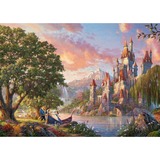 Schmidt Spiele Thomas Kinkade Studios: Belle's Magical World, Puzzle Disney Dreams Collections