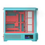 Thermaltake View 600 TG Mint Strawberry, Big-Tower-Gehäuse mint/beere, Tempered Glass