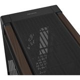 ASUS PROART PA602 WALNUT WOOD TG PWM MODERN BLACK, Tower-Gehäuse braun/holz, Tempered Glass