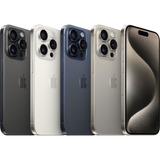 Apple iPhone 15 Pro 256GB Generalüberholt, Handy Titan Schwarz, iOS