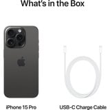 Apple iPhone 15 Pro 256GB Generalüberholt, Handy Titan Schwarz, iOS