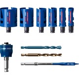 Bosch Professional EXPERT Lochsägen-Set Construction Material PC Plus, Ø 20-64mm, 10-teilig mit Power Change Plus Adapter, Koffer
