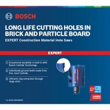 Bosch Professional EXPERT Lochsägen-Set Construction Material PC Plus, Ø 20-64mm, 10-teilig mit Power Change Plus Adapter, Koffer