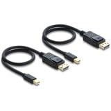 DeLOCK PCI-E x4 Karte zu 2x USB-C 40Gbps / 2x MiniDisplay LP, Schnittstellenkarte 