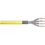 Digitus Professional Cat.7a S/FTP Verlegekabel simplex, Dca gelb, 500 Meter Trommel
